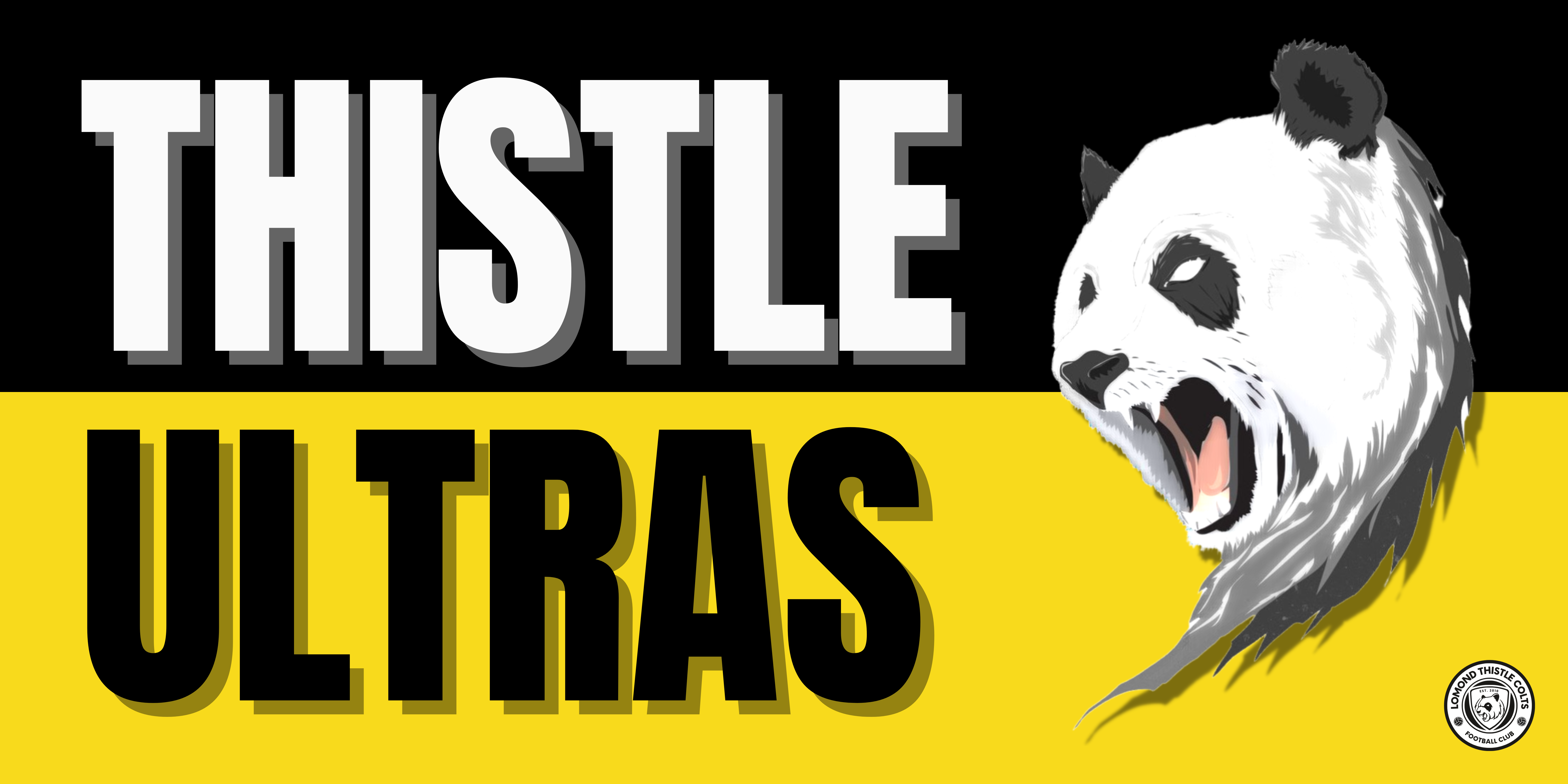 Lomond Thistle Colts badge and shield colour variants.